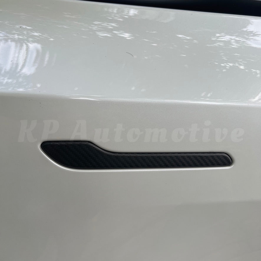 Model 3/Y Dry Carbon Door Handle Cover (Matte Carbon Fiber)