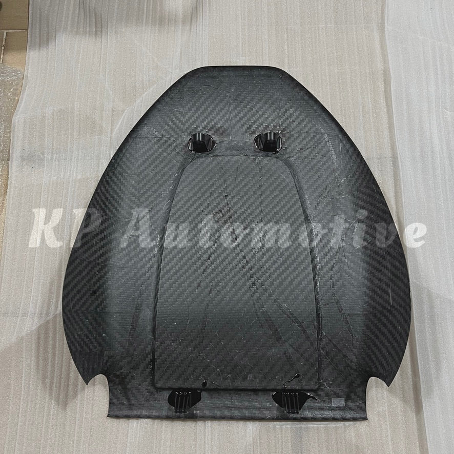 Model 3/Y Dry Carbon Seat Back Replacement Cover (Gloss)