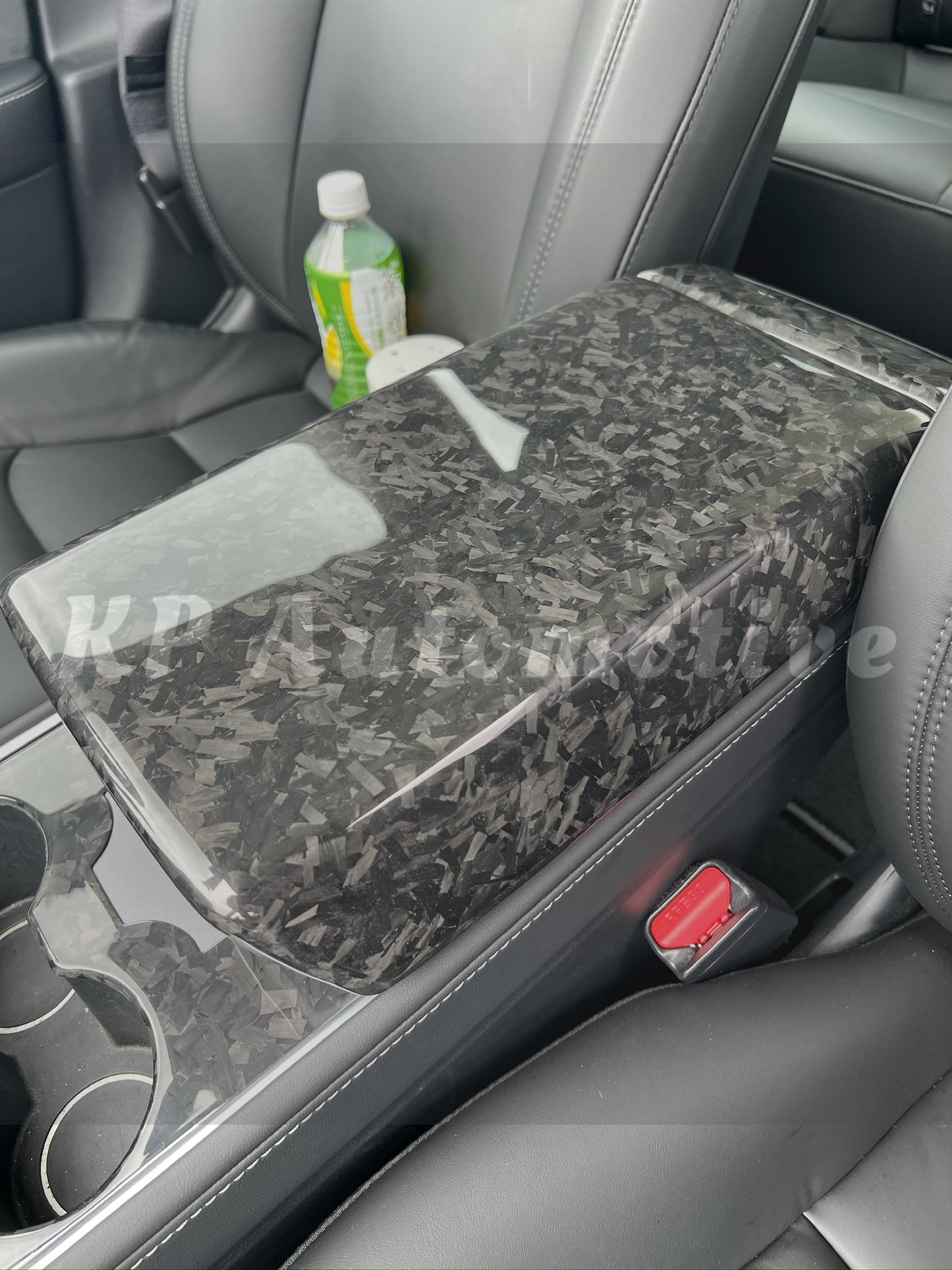 2021+ Model 3/Y Gloss Forged Carbon Center Console Package