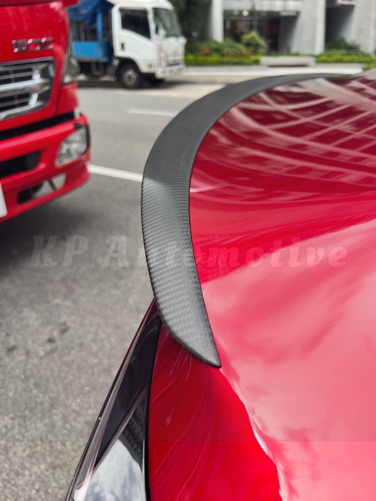 KPA Model 3 Highland Matte Carbon Performance Style Spoiler