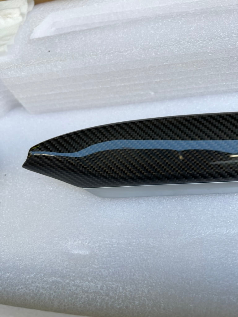 Model 3/Y Gloss Carbon Fiber Dashboard and Front Door Trim Panel Replacement Kit